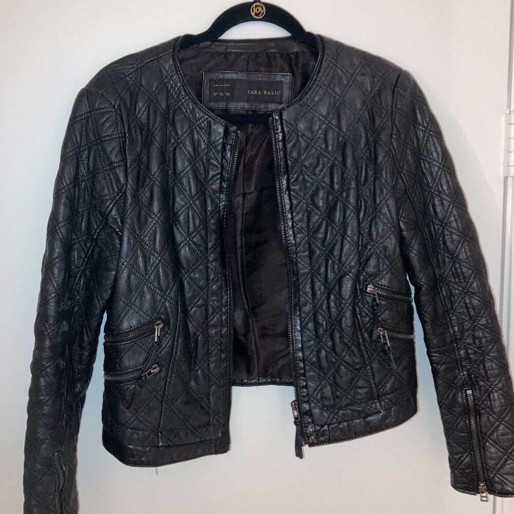 Zara Faux Leather Jacket